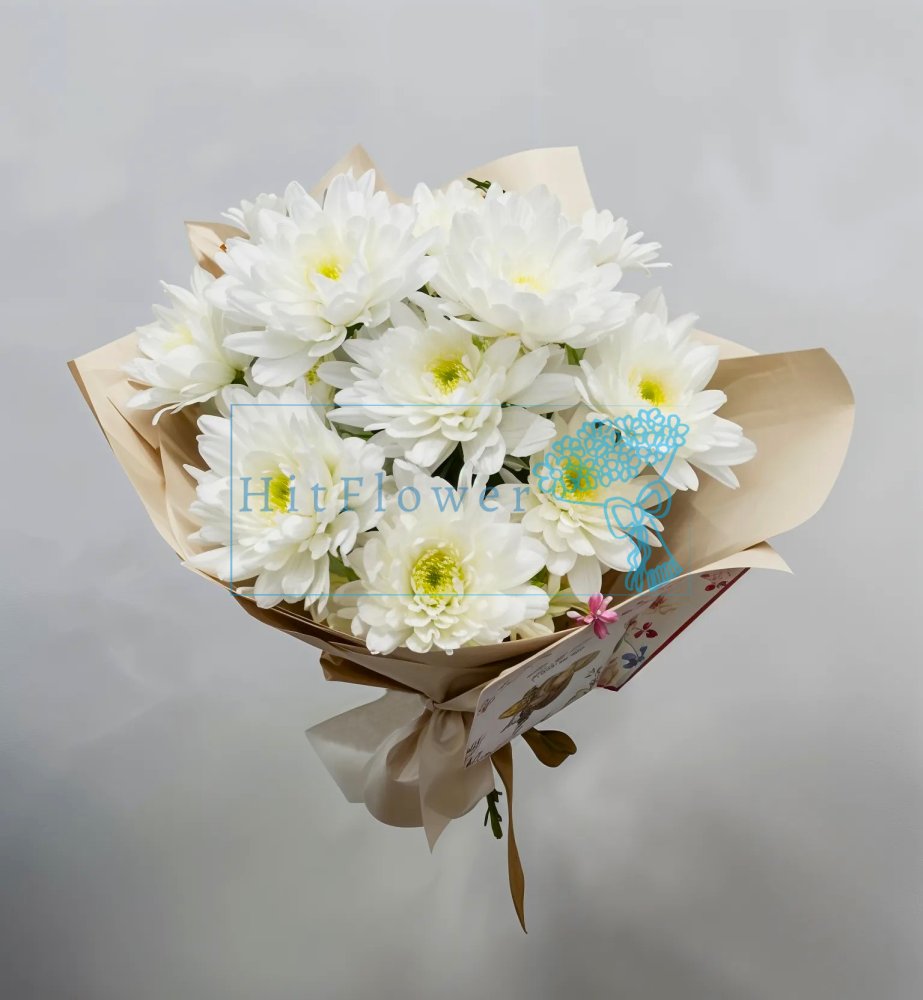 Букет цветов из: Хризантемы